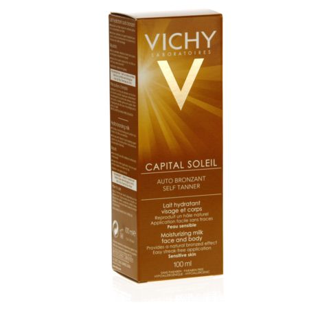 Vichy autobronzant lait hydratant visage et corps 100 ml