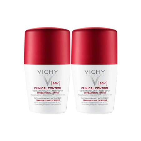 Vichy Dédorant Clinical Control 96h Roll-On, 2 x 50 ml