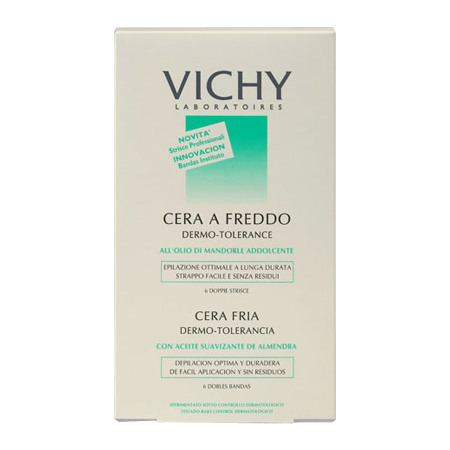 Vichy dermo tolerance bande cire froide, x 6