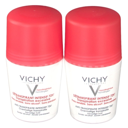 Vichy detranspirant intensif bille, 2 x 50 ml