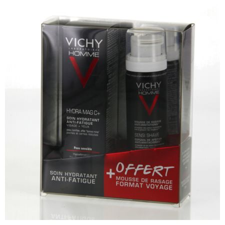 Vichy homme hydra mag c 50ml + mini mousse 50ml