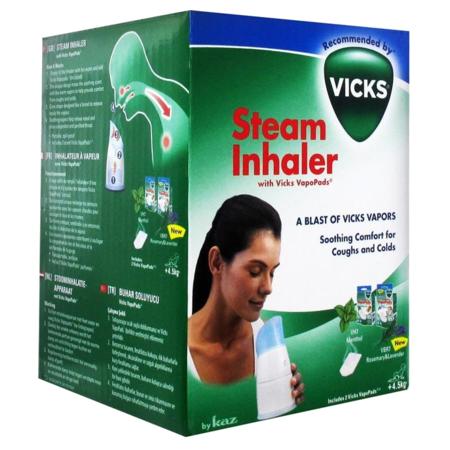 Prix de Vicks steam inhalateur vapeur v1300 + 2 recharge, avis, conseils