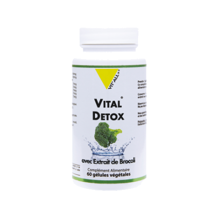 Vit'all+ Vital Détox, 60 gélules végétales