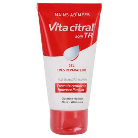 Vita citral tres reparateur gel mains, 75 ml de gel dermique