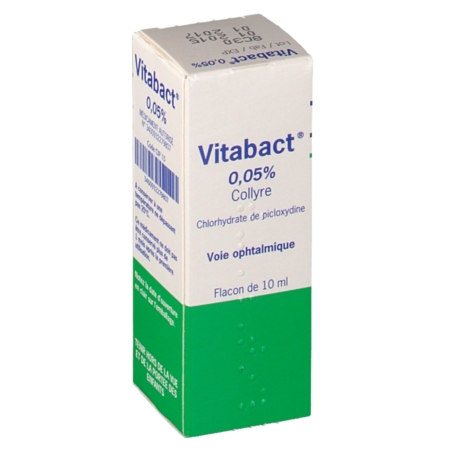 Vitabact 0,05 %, flacon de 10 ml de collyre
