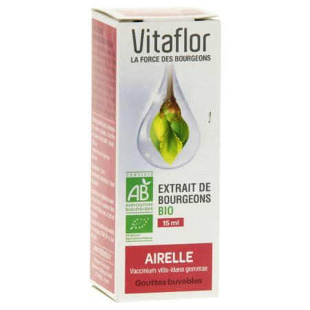 Vitaflor bio extr bourgeon airelle gouttes, 15 ml