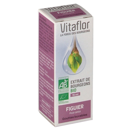 Vitaflor bio extr bourgeon figuier gouttes, 15 ml