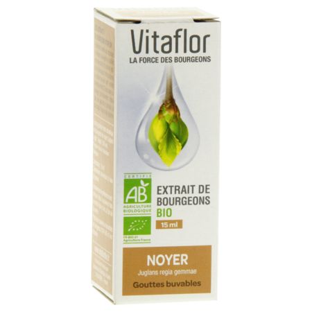 Vitaflor bio extr bourgeon noyer gouttes, 15 ml