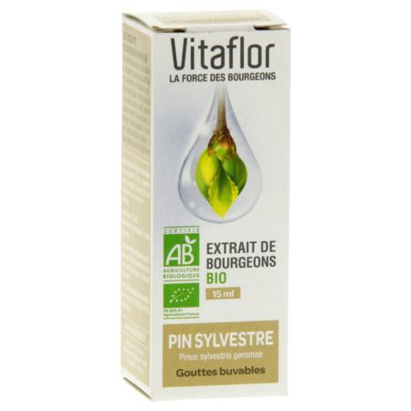 Vitaflor bio extr bourgeon pin sylves gouttes, 15 ml