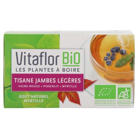 Vitaflor bio tisane jambes legeres sachet 18