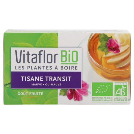 Vitaflor bio tisane transit sachet, x 18