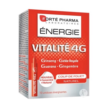 Vitalite 4g dynamisant unidose, 10 x 10 ml