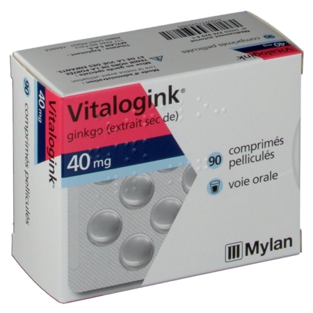 Vitalogink 40 mg, 90 comprimés pelliculés