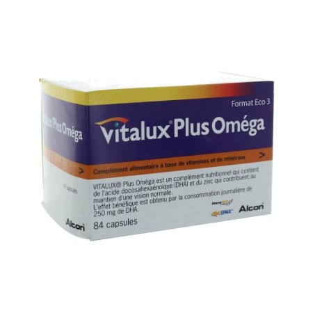 Vitalux plus omega, 84 capsules
