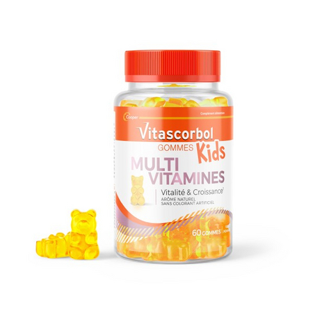 Vitascorbol Gommes Multivitamines Kids, 60 gommes