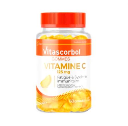 Vitascorbol Gommes Vitamine C, 60 gommes