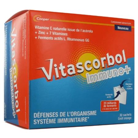 Vitascorbol Immuno+, 30 sachets