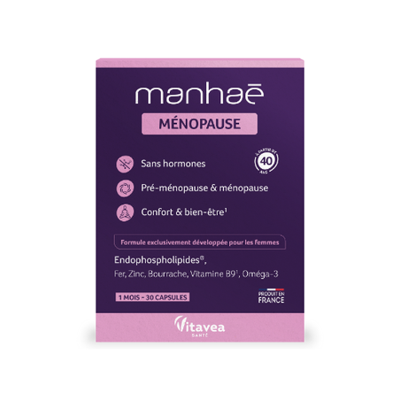 Vitavea Manhaé Ménopause 1 mois, 30 capsules