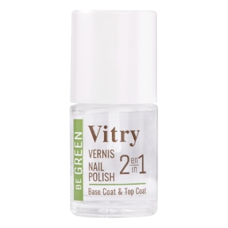 Vitry Be green Vernis Base et Top Coat, 6ml