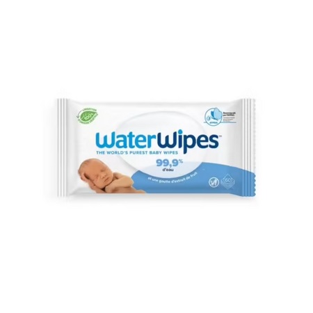 Waterwipes Lingettes Bébé compostables, x 60