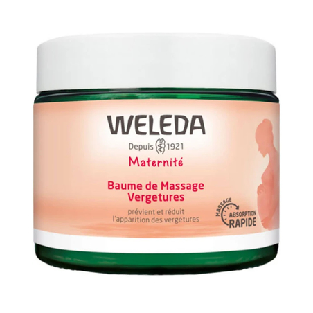 Weleda Baume de massage vergetures, 150 ml