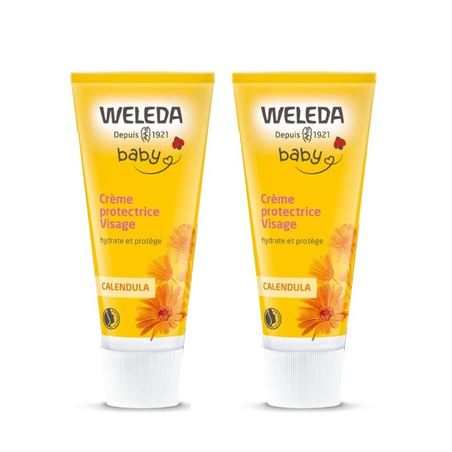 Weleda Bébé Crème Visage 50ml, Lot de 2