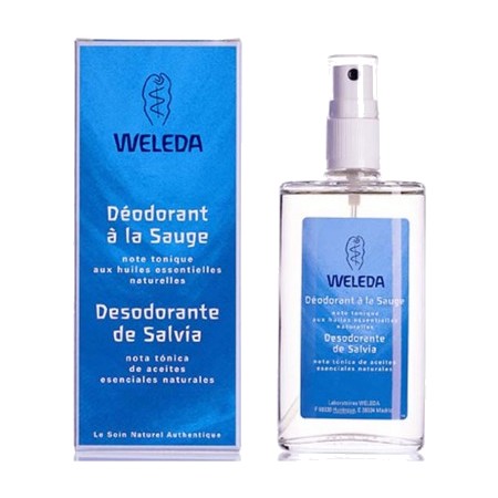 Weleda sauge deodorant vaporisateur, 2 x 100 ml
