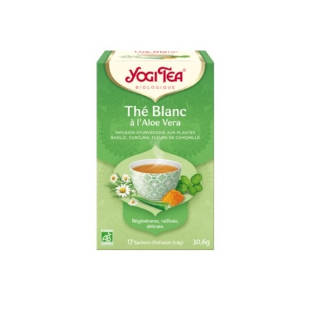 Yogi Tea Thé blanc à l'Aloe Véra