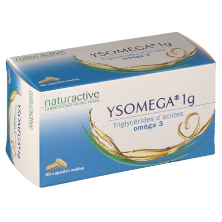 Ysomega 1 g, 60 capsules molles