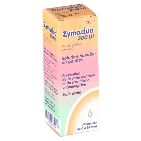 Zymaduo 300 ui, flacon de 12 ml de solution buvable en gouttes