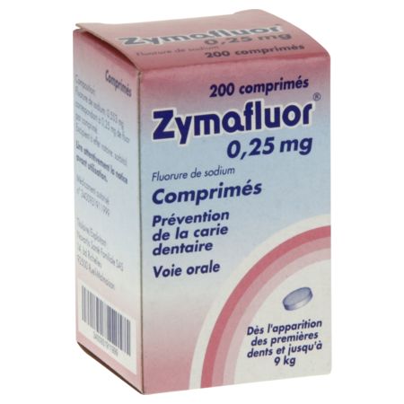 Zymafluor 0,25 mg, 200 comprimés