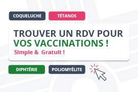 Vaccination Diphtérie, Tétanos, Poliomyélite (DTP)